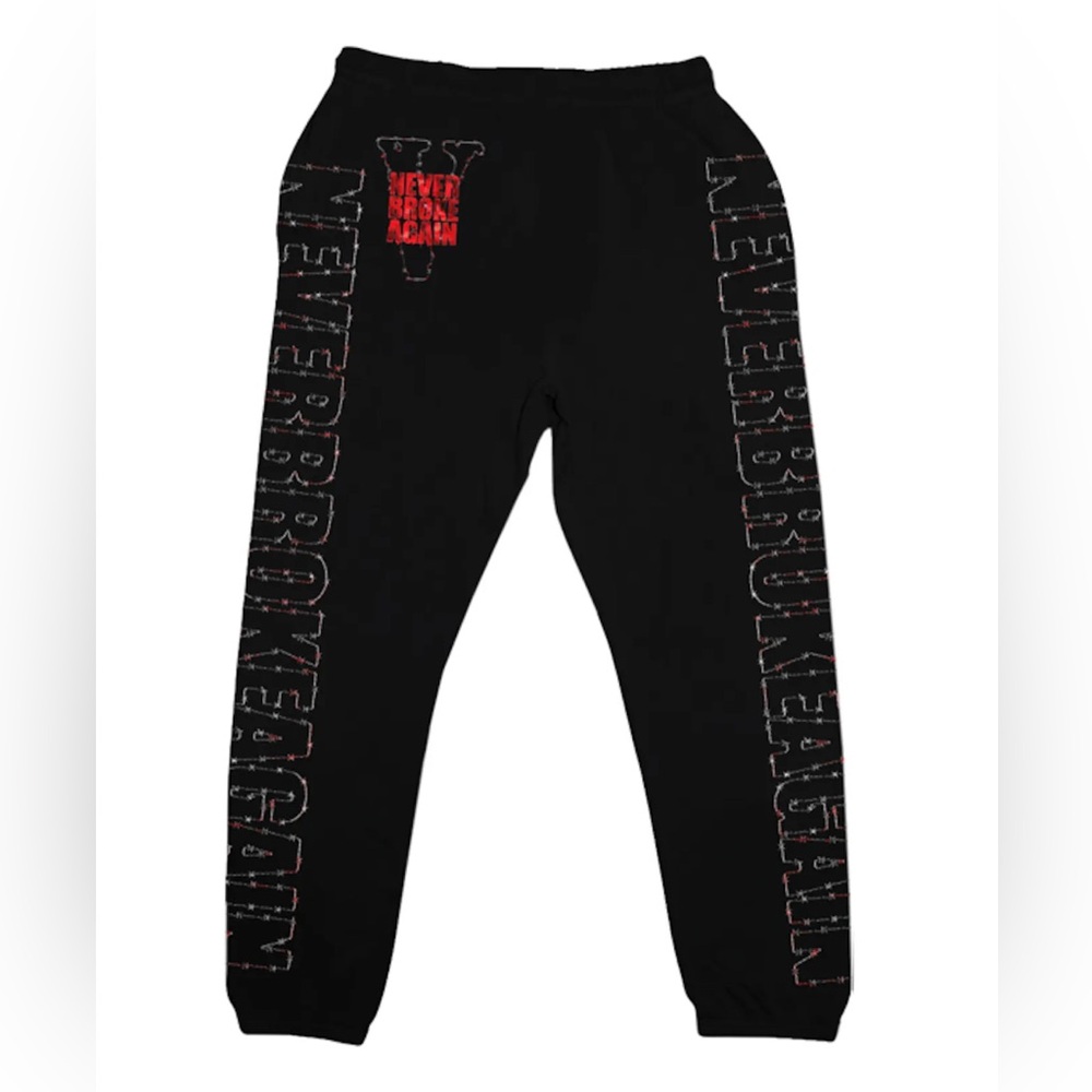 Vlone x Never Broke Again Haunted Sweatpants!